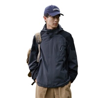 Veste à capuche zippée respirante pour homme, en tricot imprimé, de haute qualité, pour l'extérieur, style décontracté ou habillé, collection hiver, vente en gros