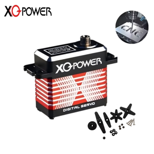 Servomoteur numérique sans balais XQ-POWER 25KG 35KG 48KG à engrenages métalliques longue durée de vie pour <span class=keywords><strong>hélicoptère</strong></span> RC, drone RC, pièces de drone RC - Product Image 1