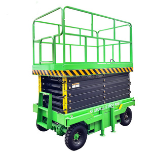 Plataforma de Trabajo Móvil de Tijera Eléctrica Hidráulica de Alta Gama con Elevación Manual y Eléctrica, 4-20m, Alimentación por Batería <span class=keywords><strong>AC</strong></span>/<span class=keywords><strong>DC</strong></span> - Product Image 3