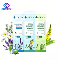 Stylo diffuseur d'herbes (en papier) pour arrêter de fumer et prendre soin des poumons, 600 utilisations avec extrait de molène, thym et menthe, amélioration de la respiration, cadeau