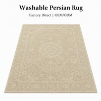Contemporary Linear Pattern Rug Large Oatmeal Beige Area Rugs for Living Room Modern Apartment Decor Subtle Patterned Carpet
