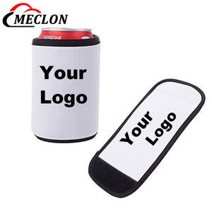 12Oz Neopreen Blikje Koeler Wikkel Met Haak & Lus Neopreen Wikkel Mouw Sublimatie Blanks Bier Kan Koeler - Product Image 1