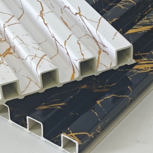 Pannelli Decorativi in WPC Stile Marmo Impermeabili, Pannelli a Doghe per Decorazione d'Interni di Hotel - Product Image 1