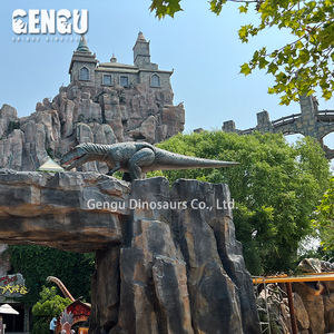 Metallo all'aperto Animatronic dinosauro per parco avventura trampolino Park Home Airport-figura interattiva per il centro commerciale - Product Image 2