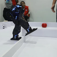 Robot Humanoide Bípedo con Visión Artificial para Educación, Venta al Por Mayor |   Kit de Programación de Robot Bailarín con Control por Aplicación, 18 Servomotores, Luces LED Multicolores