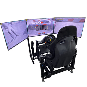 เครื่องเกมแข่งรถในร่มแบบไดนามิก 3 จอ พร้อมแท่นวิดีโอแข่งรถ - Product Image 2