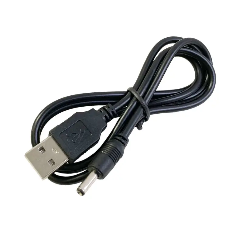 1 meter length 5V 1A/2A USB A to 5.5mmx2.1mm dc 5521 Barrel Jack Plug Male DC Power Charger AC Adapter Cable