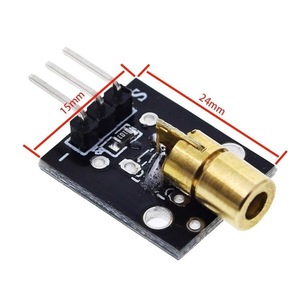 Module de capteur laser KY-008 650nm 5V pour UNO R3 24mm x 15mm - Product Image 1