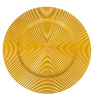 Assiettes de présentation pour décoration de mariage, style luxe léger, or nacré et or rose, avec anneau décoratif, pour mariages et dîners en hôtel