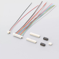 Micro JST Molex MX Picoblade 1.25, kabel 3pin laki-laki ke perempuan 2/3/4/5/6/7/8/9/10 Pin 1.25mm 125mm dengan konektor
