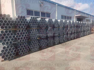 Tùy chỉnh màu vàng đôi chống va chạm cán hộ Lan Tôn sóng hệ thống giao thông an toàn quay đường cao tốc Con lăn tai nạn EVA Con lăn rào cản - Product Image 4