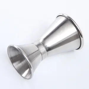 Double Sided Bartender Bar Tools Wine Measuring Cup 15ml /30ml 20ml/40ml 304 Stainless Steel Bar Cocktail Jigger