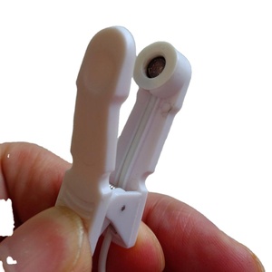 Électrodes <span class=keywords><strong>EEG</strong></span> durables de qualité supérieure, 1 pièce, 1.5m, avec capteur de cartilage argent brossé - Product Image 1