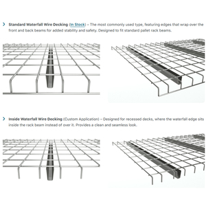 Plateau en treillis métallique à 3 couches en acier galvanisé soudé robuste 42x46 avec une capacité de 100 à 1000 kg Protection contre la corrosion pour rayonnage à palettes - Product Image 4