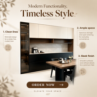 Buffet Modulaire Personnalisé avec Rangement Mural Intégré et Vitrine en Verre pour Projet Résidentiel de Luxe