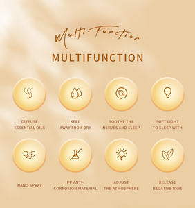 7LED Salz lampe Silent Luftbe feuchter Salz mine <span class=keywords><strong>Negative</strong></span> Ionen Aroma therapie Diffusor für Home Schlafzimmer Desktop Atmosphäre Lampe Nebel - Product Image 6