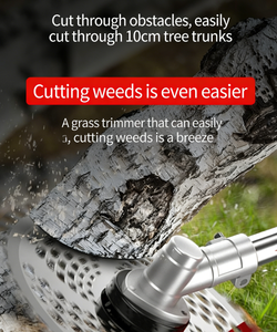 Coupe-bordures électrique industriel DIY pour tonte d'herbe et désherbage, avec bac <span class=keywords><strong>de</strong></span> ramassage arrière et lame cylindrique, pour usage agricole, forestier et en champ. - Product Image 4