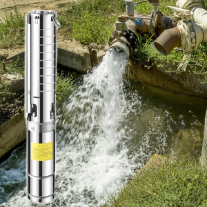 Agrotime 48V 600W Bomba de agua solar sumergible de pozo profundo de 3 pulgadas CC - Product Image 3