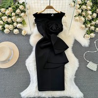 Vestidos de Boutique al por Mayor, Nueva Colección de Primavera, Vestido Ajustado para Mujer, Diseño Francés de Alta Gama, Elegante Vestido Midi Dulce de Verano para Chicas, Vestidos Formales