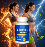 Capsules brûle-graisses Slim Plus, soutien naturel à la détoxification et à la gestion du poids, complément alimentaire pour adultes