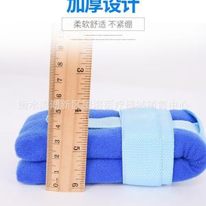 Sangle de maintien de poignet en mousse Zhu Shu Kang, bleue, réglable, pour équipement de fitness, support articulaire, modèle 001 - Product Image 5