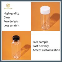 Fabricant de bouteilles en plastique PET jetables avec bouchon à vis et bouchon inviolable, bouteilles d'emballage transparentes pour l'eau, les jus et les boissons