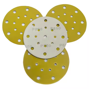 6 Inch Zonder Gat Haak En Lus Schuurschijf Set- 60 80 120 240 400 Grit Schuurpapier - Product Image 3