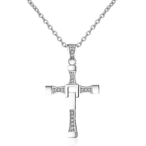 Tendencias de mercancías 14 quilates de <span class=keywords><strong>oro</strong></span> blanco Chapado en joyería de plata corazón collar diseños de 30 gramos - Product Image 1