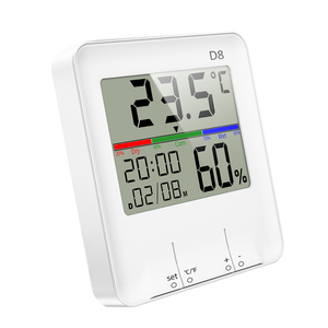 Gran oferta, de estilo europeo Digital termohigrómetro, medidor de humedad de temperatura interior de alta precisión con fecha de reloj para el hogar - Product Image 2