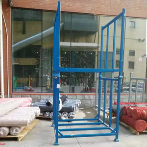 Étagère d'entrepôt en acier, colonne 40x40mm, poutre 1,5mm, empilable, 1 niveau, bleue, type principal, assemblage par vis - Product Image 4