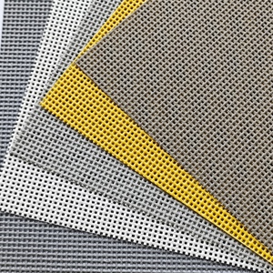 Haute résistance 2mm petit trou 2000D/13X13 420GSM vinyle enduit Polyester maille rouleau tissu <span class=keywords><strong>pour</strong></span> Machine Protection clôture - Product Image 1