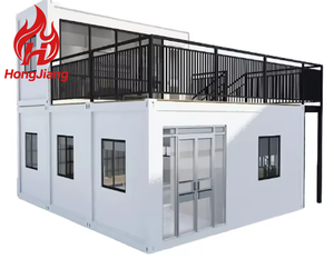 コンテナハウス夜市インターネット有名人商业ストリートバーコーヒーショップコンビニコンテナストアアパート - Product Image 4