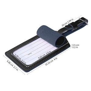 Etiqueta de Equipaje Personalizada de Cuero Saffiano, <span class=keywords><strong>Identificador</strong></span> de <span class=keywords><strong>Maleta</strong></span> <span class=keywords><strong>Personalizado</strong></span>, Tendencia 2026 en Australia - Product Image 3