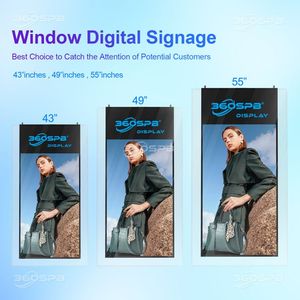 IWD55 Led Backlit Real Estate Window Hanging Display <b>Light</b> Box Poster Frame Decorative <b>Signs</b> Holder Advertising - Product Image 2