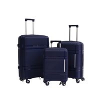 Nouvelle valise à roulettes universelle à 360 degrés 20 24 28 pouces ABS,PC,PP ensemble de 3 pièces valise à roulettes de voyage avec serrure TSA
