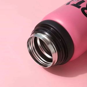316 Stainless Steel Insulated Water Bottle Pop-Up Lid Portable <b>Thermal</b> Bottle Large Capacity Food Grade Travel <b>Mug</b> - Product Image 2