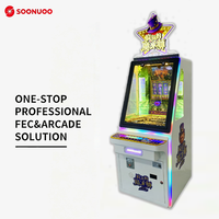 Machine de jeu d'arcade commerciale Mad Magiciane Coin Pusher, haute stabilité et durabilité, prise 110/220V EU/US/UK/AU, garantie 1 an