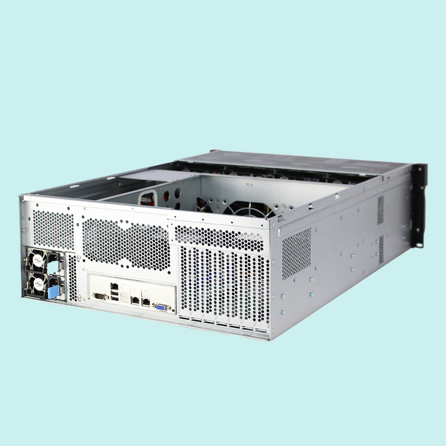 S465-24 4U 24*3.5"HDD Hot Swap Server Chassis Support Max 12"x13" Atx M/B, Standard 2U PSU or CRPS Module with 12Gb/S Expander