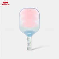Raquette de pickleball allongée MST T700 en fibre de carbone alvéolée 16 mm, surface pressée à froid, contrôle de la rotation, poignée USAPA, texture Armor Grit