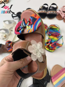 Nuevas Sandalias de Princesa para Niñas, Moda de Verano, Suela Suave, Parte Superior de PU, Hechas en China, Venta al por Mayor - Product Image 6