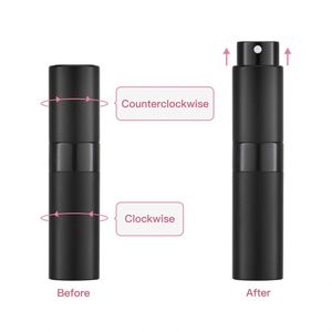 Wholesale <b>Mini</b> 5ml/8ml/10ml/15ml/20ml/25ml/30ml Glass Perfume <b>Bottle</b> with Pump Sprayer for Personal Care - Product Image 2