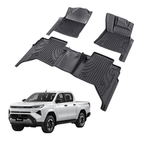 Tapis de sol de voiture TPE inodores pour TOYOTA HILUX TRAVO RHD 2026, tapis de sol de véhicule résistants à la saleté, tapis de voiture de luxe