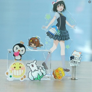 Soporte de exhibición de figura de dibujos animados acrílico personalizado directamente de fábrica Anime <span class=keywords><strong>Fugure</strong></span> personalizado - Product Image 2