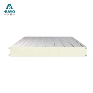 Panneaux sandwich en acier de plafond en PU isolés au feu en métal de conception moderne HUAAO à des <span class=keywords><strong>prix</strong></span> compétitifs - Product Image 2