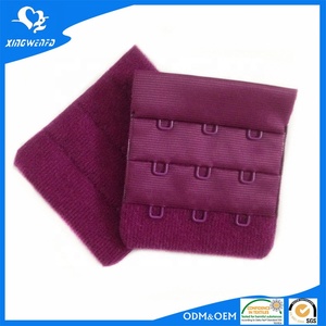 48mm 3*3 tối Tím chất lượng tốt polyester áo ngực móc và băng mắt - Product Image 3