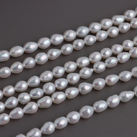Perles baroques uniques à l'éclat froid, perles d'eau douce irrégulières en forme de goutte d'eau, collier de perles pour la création de bijoux haut de gamme faits à la main