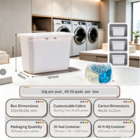 Capsules de lessive 3 en 1 parfumées 22g, perles de parfum pour le linge, gel parfumé, capsules de lessive