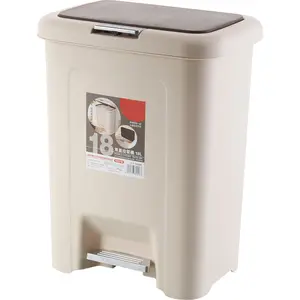 18L 부엌 사무실 목욕탕 쓰레기통 도매 플라스틱 쓰레기통 페달 bins