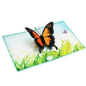Tarjetas 3D Pop-up de <span class=keywords><strong>cumpleaños</strong></span> y aniversario Para <span class=keywords><strong>Hija</strong></span> Tarjetas de felicitación con temática de mariposa para niños hechas de papel - Product Image 2