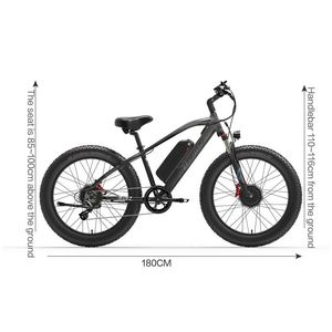 Xe Đạp Điện 2022 W Giá Khuyến Mãi Lốp Béo 26 Inch Pin Lithium 17,5ah Xe Đạp Địa Hình Thành Phố Ebike Giá Khuyến Mãi 2000 - Product Image 6